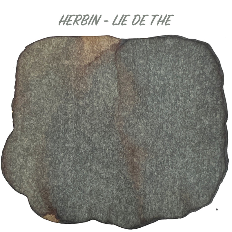 HERBIN "Jewel of Inks" Fountain Pen Ink - 30mL (with pen rest) - Lie De The (Black Tea)