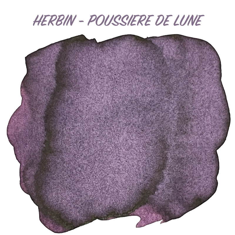 HERBIN "Jewel of Inks" Fountain Pen Ink - 30mL (with pen rest) - Poussiere De Lune (Moon Dust)