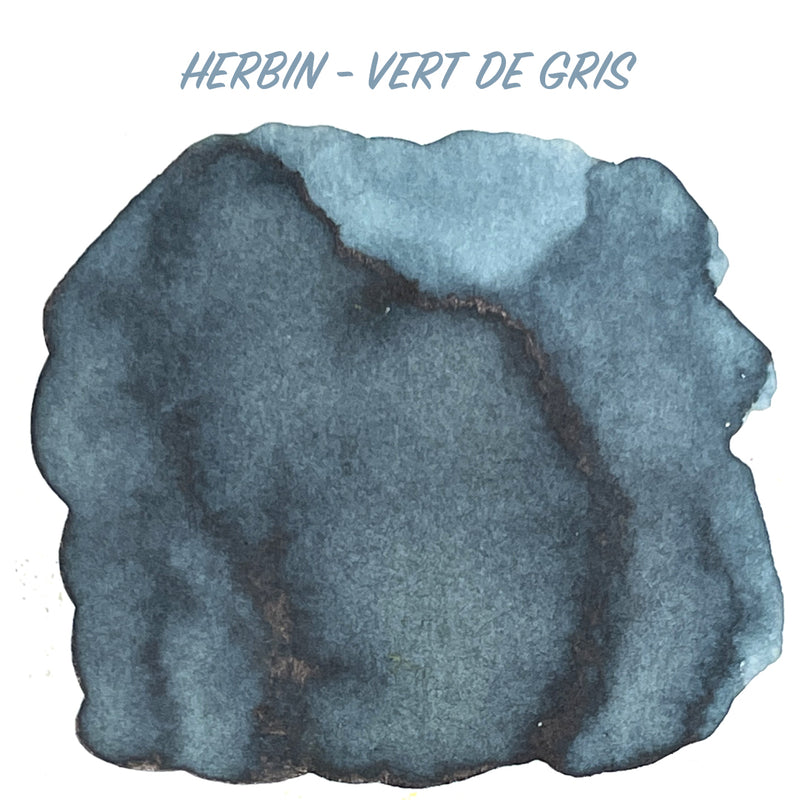 HERBIN Ink - Vert de Gris (Green Grey)- 5mL SAMPLE