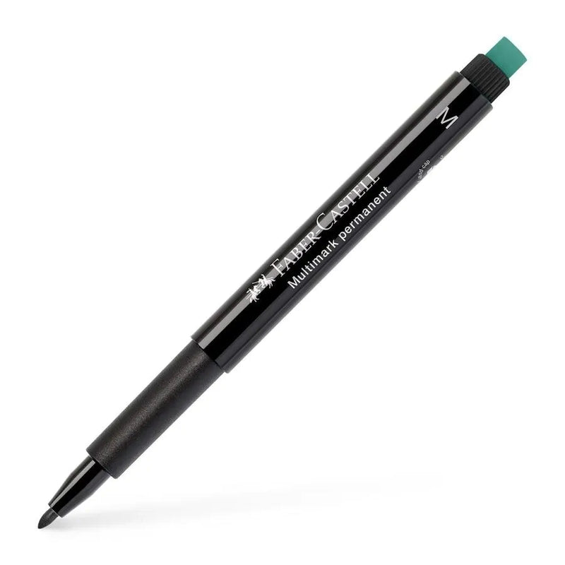 FABER-CASTELL Multimark Permanent Marker - Black - Medium (1.0mm)