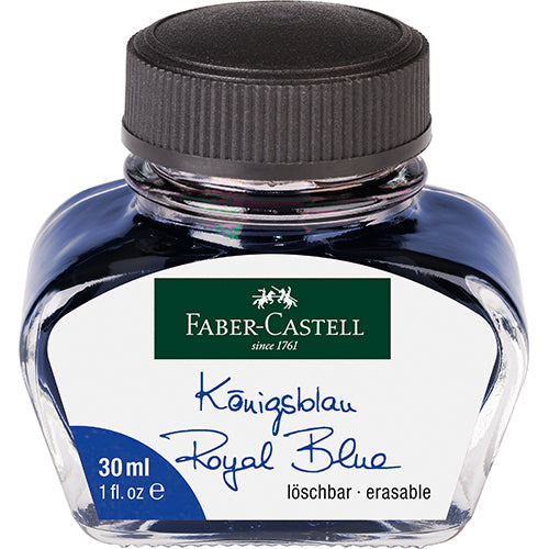 FABER-CASTELL Fountain Pen Ink Bottle 30mL - Royal Blue