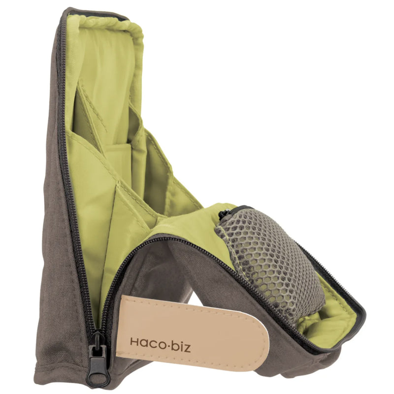 KOKUYO Haco-biz Stand Up Utility Case - Oatmeal/Lime