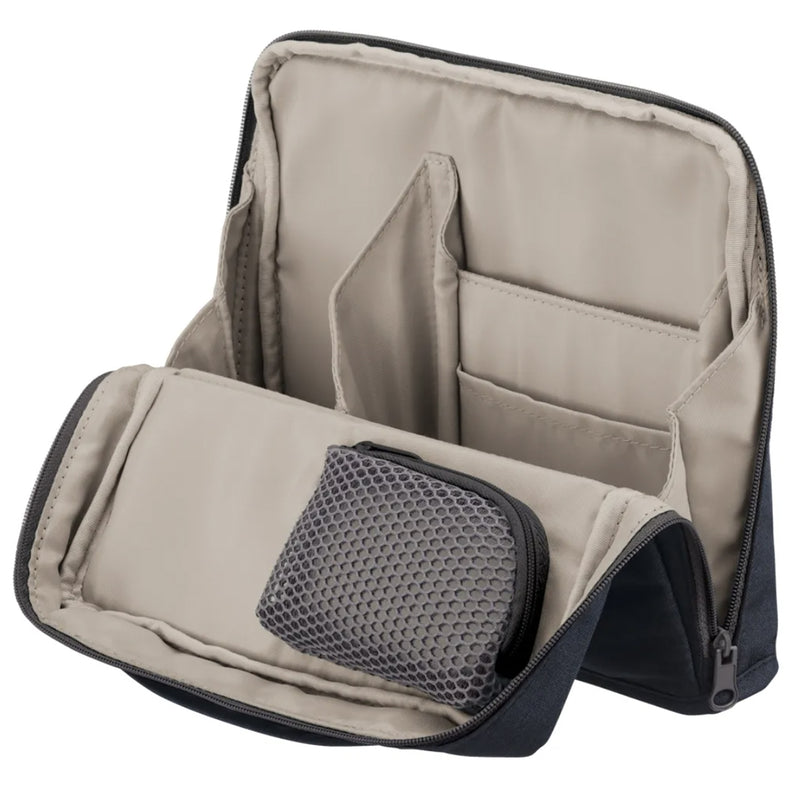 KOKUYO Haco-biz Stand Up Utility Case - Midnight Blue/Taupe