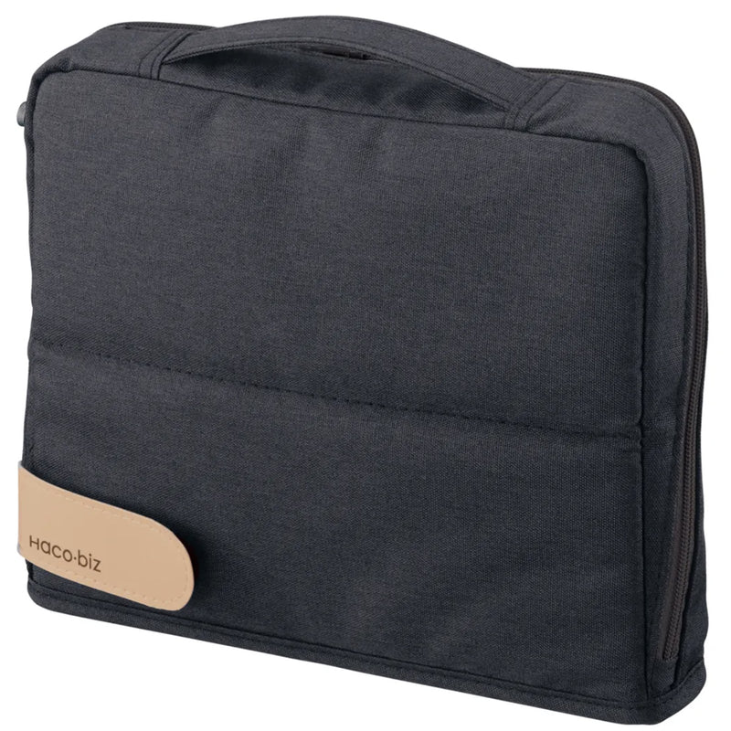 KOKUYO Haco-biz Stand Up Utility Case - Midnight Blue/Taupe
