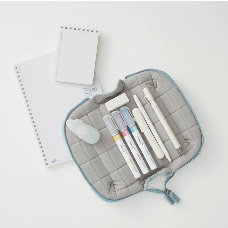 KOKUYO Mococo Pencil / Pen Case - Blue