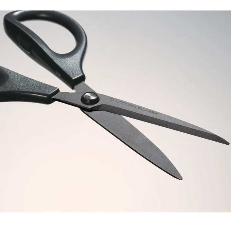 KOKUYO SAXA Straight Blade Scissors - Standard 65mm Blade Length - Black - Various Blade Finishes