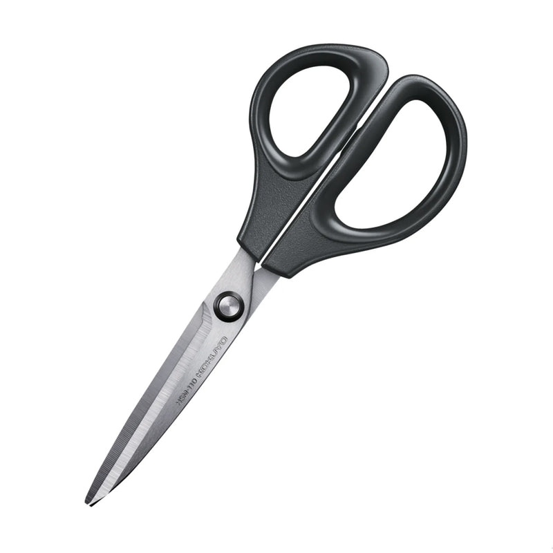 KOKUYO SAXA Straight Blade Scissors - Standard 65mm Blade Length - Black - Various Blade Finishes