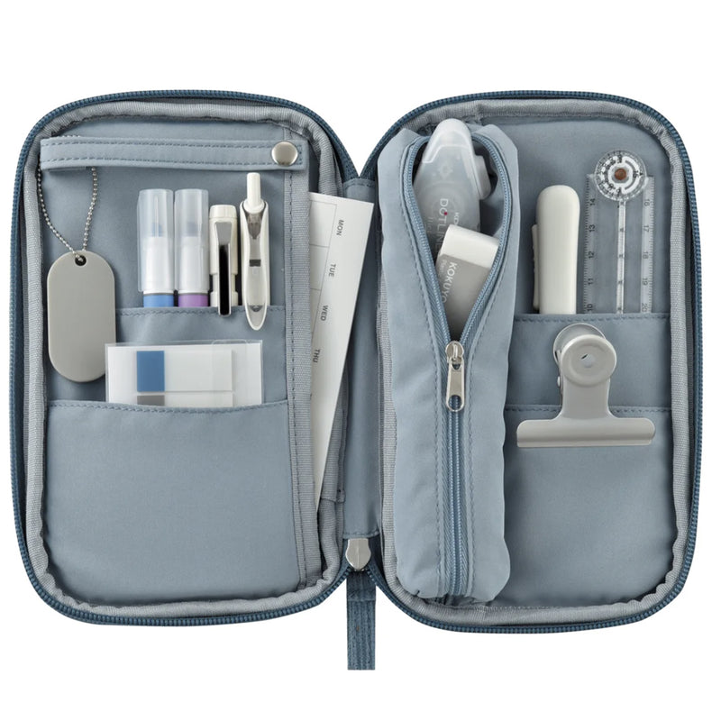 KOKUYO Pan Case - Bread and Pencil Case - Blue
