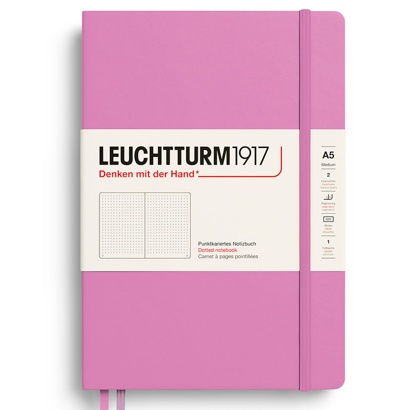LEUCHTTURM1917 Human Intelligence Colours - Classic Hard Cover - Medium (A5) - Bubblegum