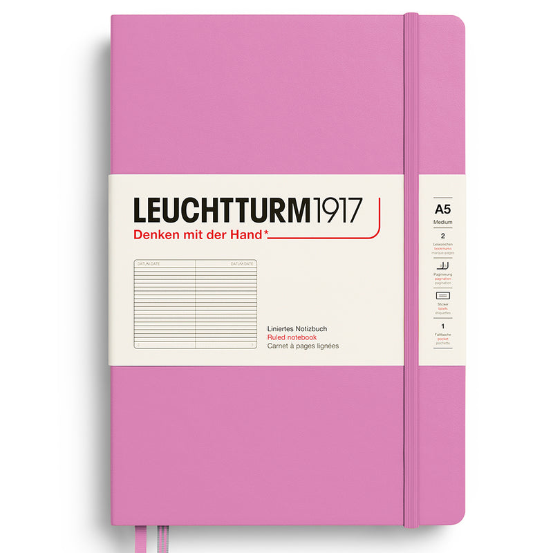 LEUCHTTURM1917 Human Intelligence Colours - Classic Hard Cover - Medium (A5) - Bubblegum