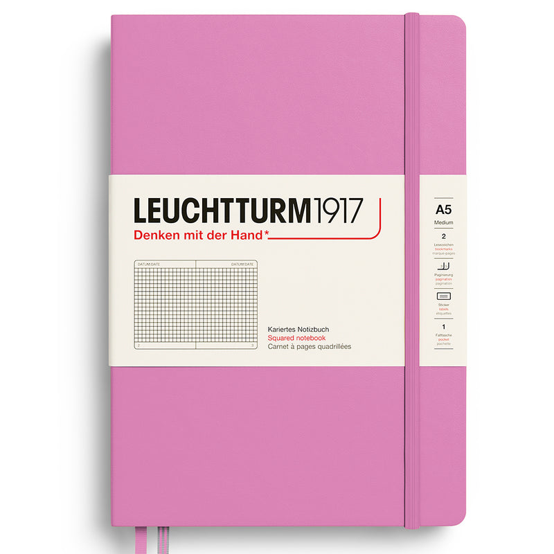 LEUCHTTURM1917 Human Intelligence Colours - Classic Hard Cover - Medium (A5) - Bubblegum
