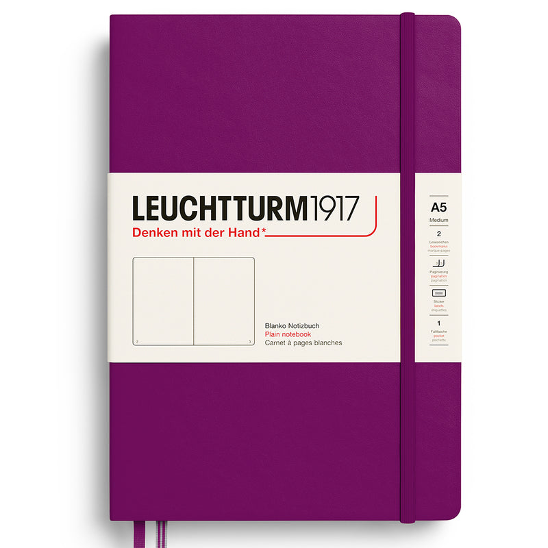 LEUCHTTURM1917 Human Intelligence Colours - Classic Hard Cover - Medium (A5) - Burgundy