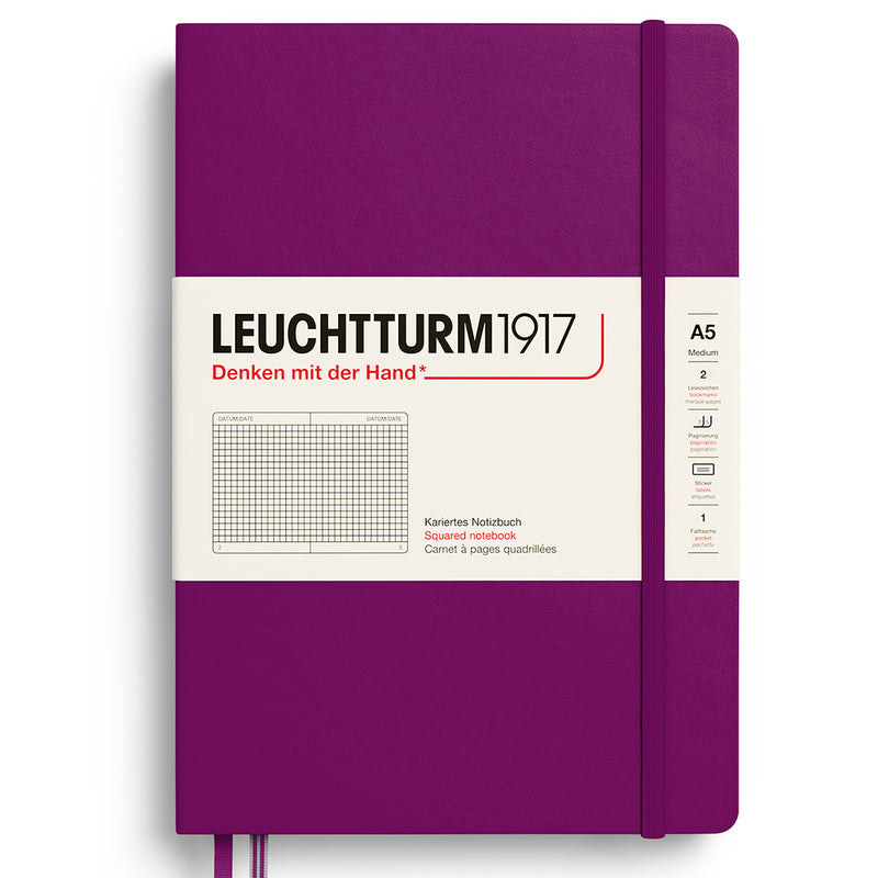 LEUCHTTURM1917 Human Intelligence Colours - Classic Hard Cover - Medium (A5) - Burgundy