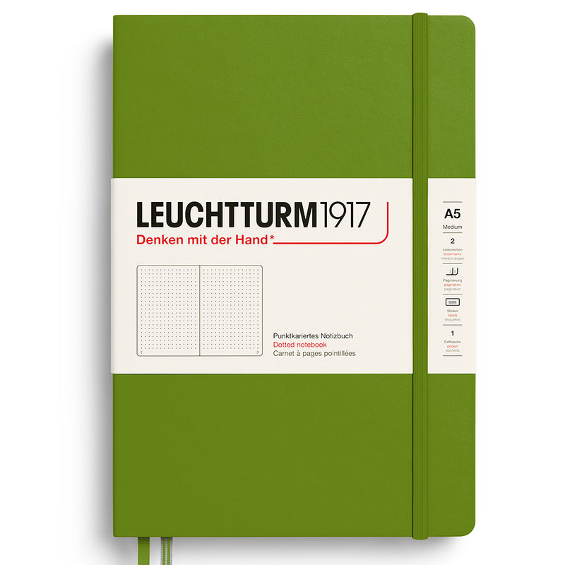 LEUCHTTURM1917 Human Intelligence Colours - Classic Hard Cover - Medium (A5) - Moss