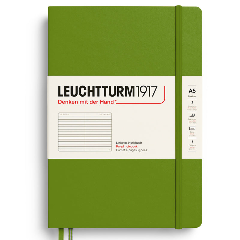 LEUCHTTURM1917 Human Intelligence Colours - Classic Hard Cover - Medium (A5) - Moss
