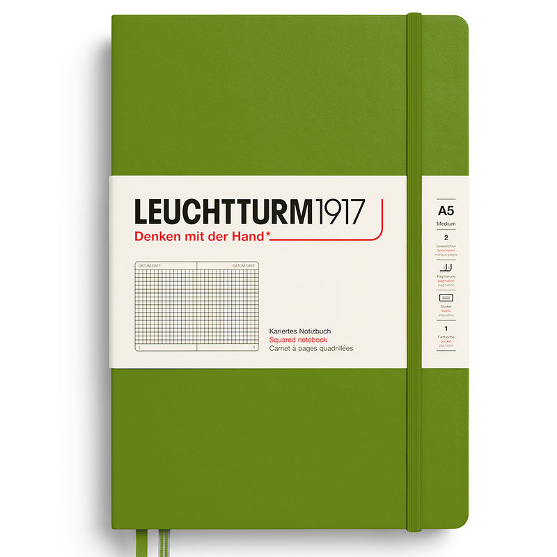 LEUCHTTURM1917 Human Intelligence Colours - Classic Hard Cover - Medium (A5) - Moss
