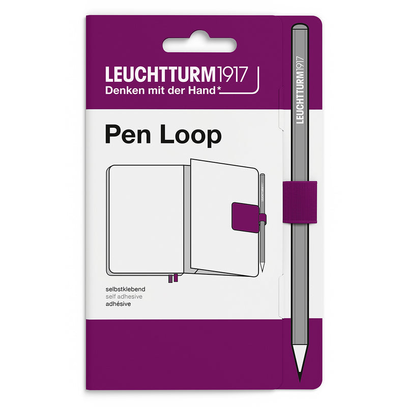 LEUCHTTURM1917 Human Intelligence Colours - Pen Loop - Burgundy