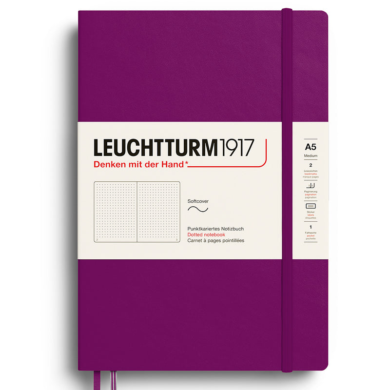 LEUCHTTURM1917 Human Intelligence Colours - Soft Cover - Medium (A5) - Burgundy