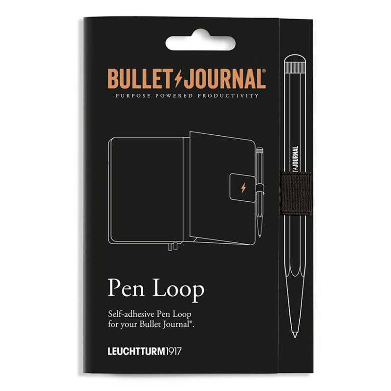 LEUCHTTURM1917 Bullet Journal Pen Loop - Black