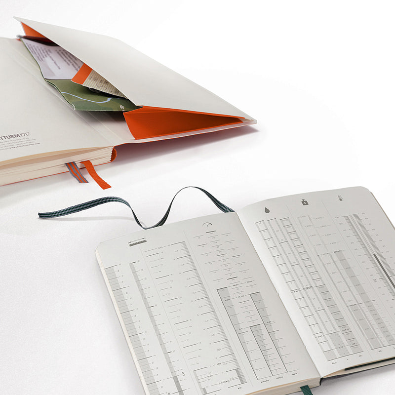 LEUCHTTURM1917 Outlines Composition Weatherproof Notebook Soft Cover - B6 - Dotted - Signal Orange