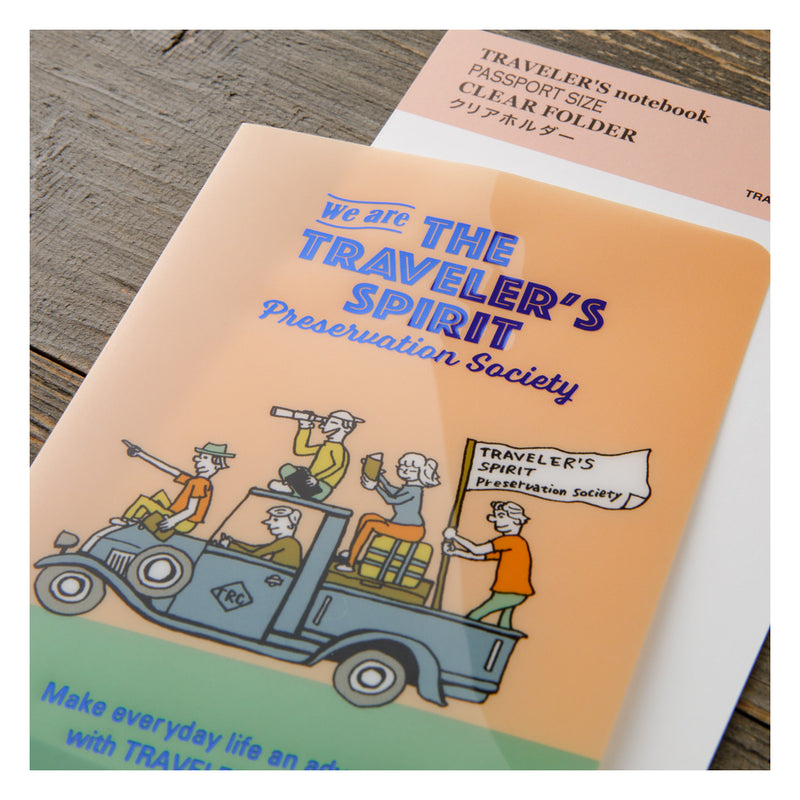 2026 Traveler's Company - Passport Size - Clear Folder (Limited Edition)