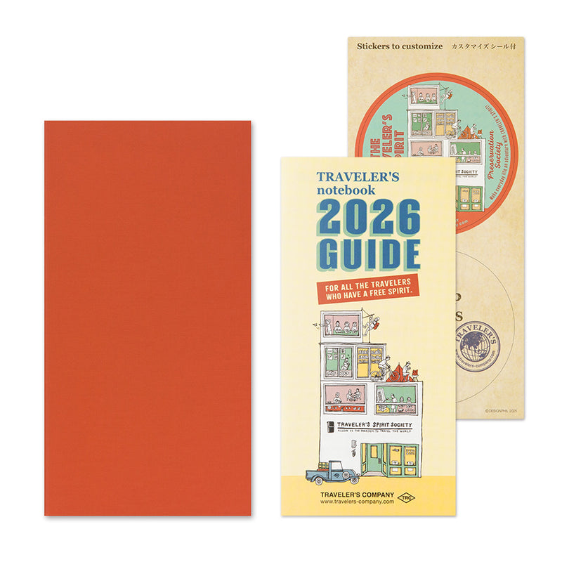 2026 Traveler's Company - Diary Insert - Regular Size - Monthly Planner