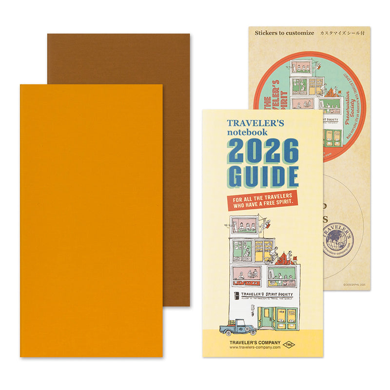 2026 Traveler's Company - Diary Insert - Regular Size (11 x 21cm) - Weekly Vertical Planner