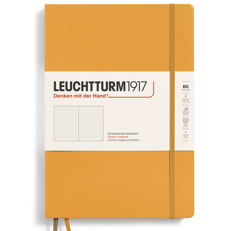 LEUCHTTURM1917 Composition Notebook Hard Cover - B5 - Rising Sun