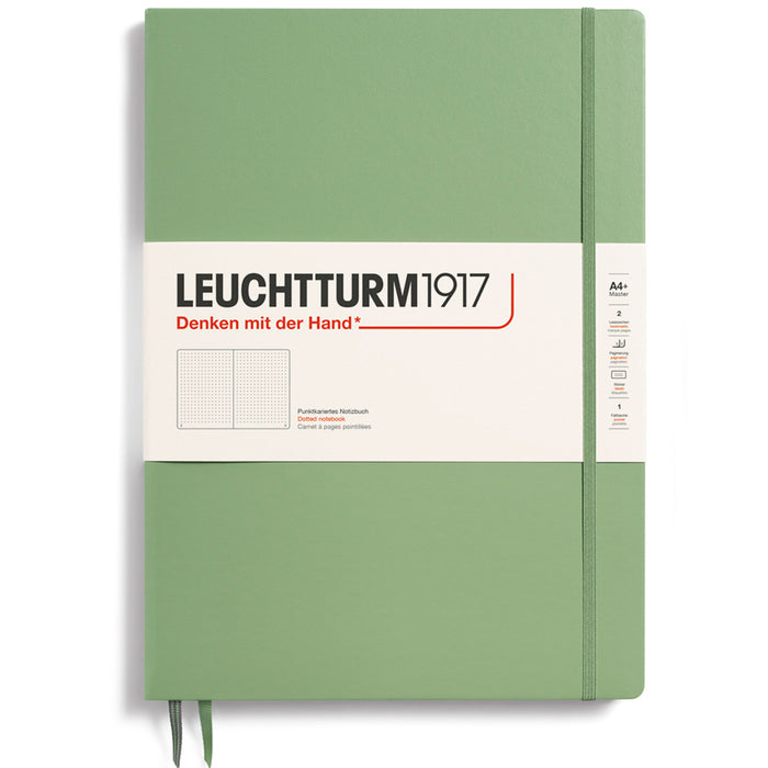 LEUCHTTURM1917 Classic Hard Cover - Master SLIM A4 - Dotted - Sage