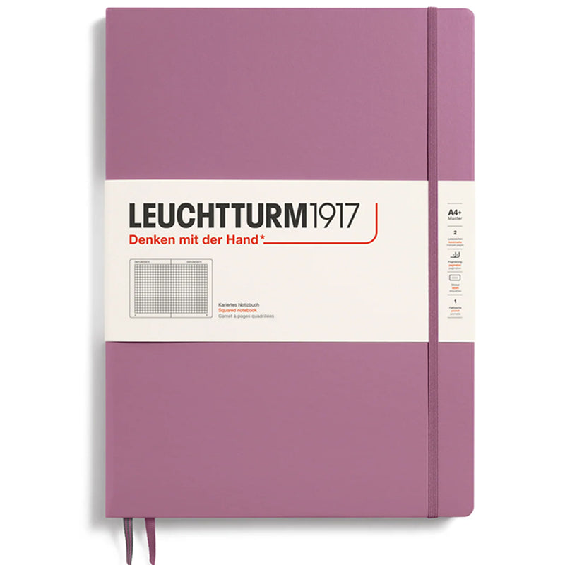 LEUCHTTURM1917 Classic Hard Cover - Master SLIM A4 - Squared/Grid - Dusty Rose