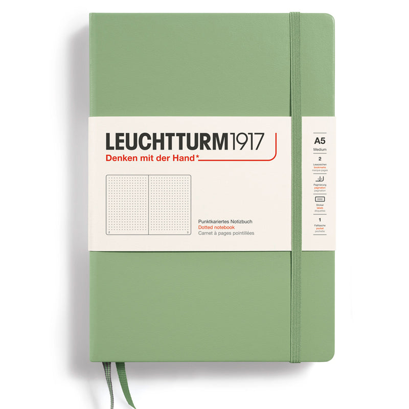 LEUCHTTURM1917 Classic Hard Cover - Medium (A5) - Dotted - Sage