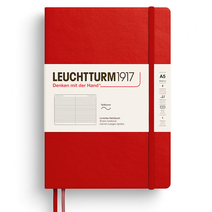 LEUCHTTURM1917 Soft Cover - Medium (A5) - Cherry