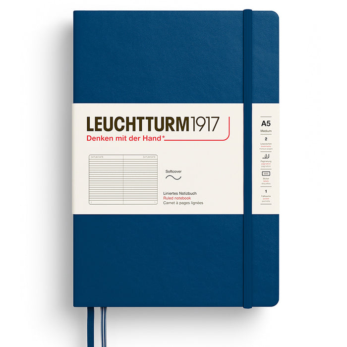 LEUCHTTURM1917 Soft Cover - Medium (A5) - Indigo