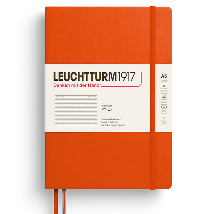 LEUCHTTURM1917 Soft Cover - Medium (A5) - Pumpkin