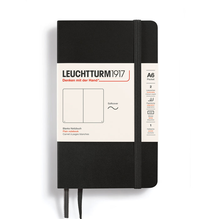 LEUCHTTURM1917 Soft Cover - Pocket (A6) - Black