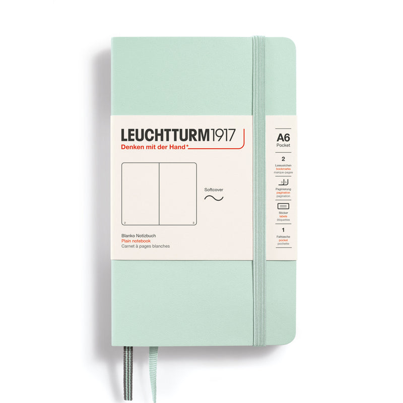 LEUCHTTURM1917 Soft Cover - Pocket (A6) - Mint Green