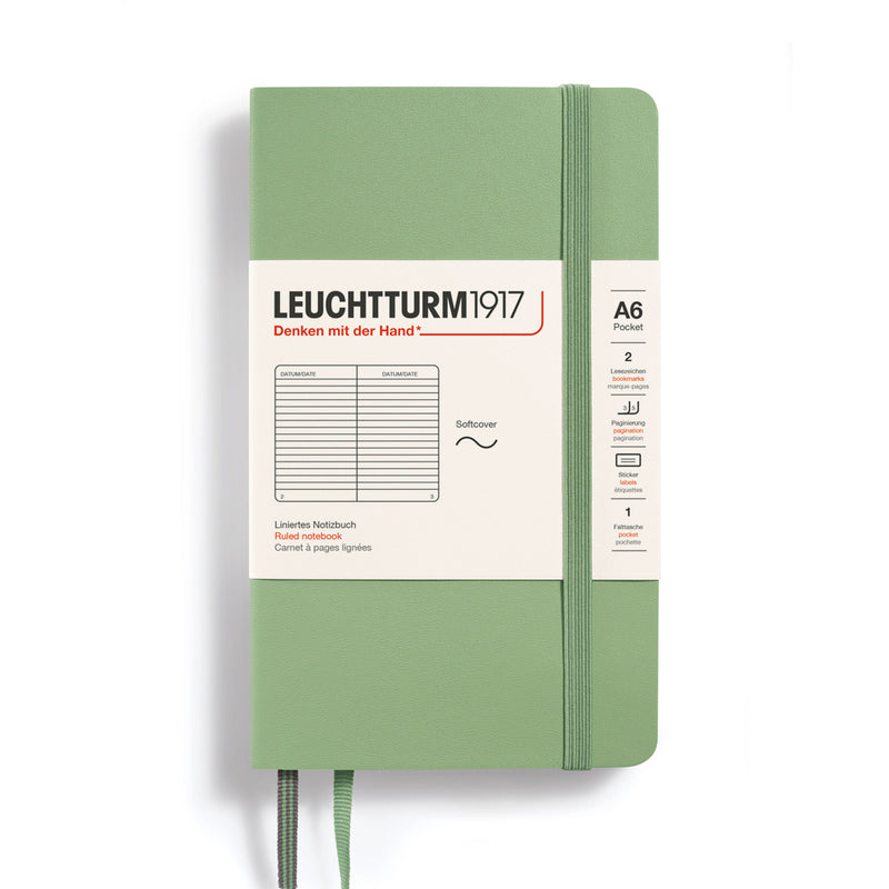 LEUCHTTURM1917 Soft Cover - Pocket (A6) - Sage