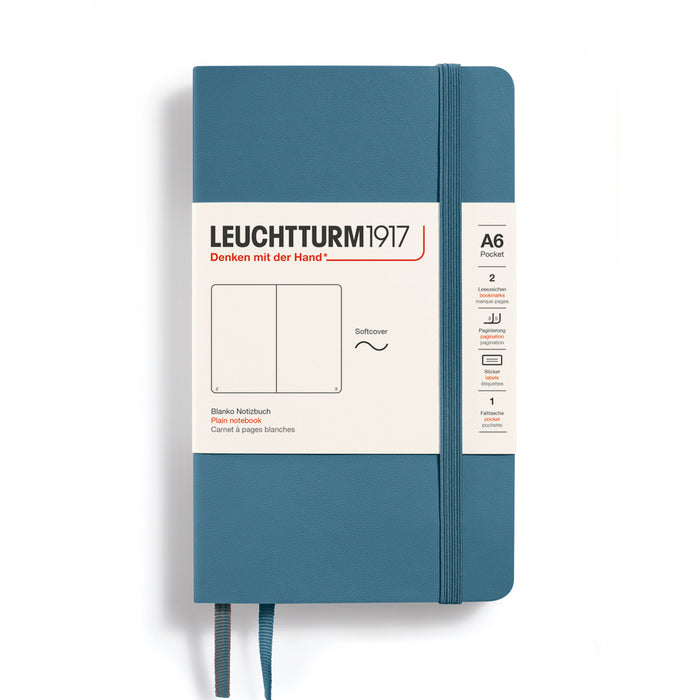 LEUCHTTURM1917 Soft Cover - Pocket (A6) - Stone Blue