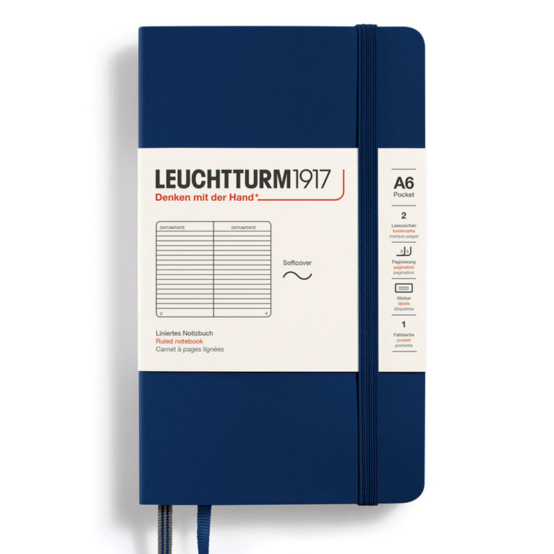 LEUCHTTURM1917 Soft Cover - Pocket (A6) - Navy