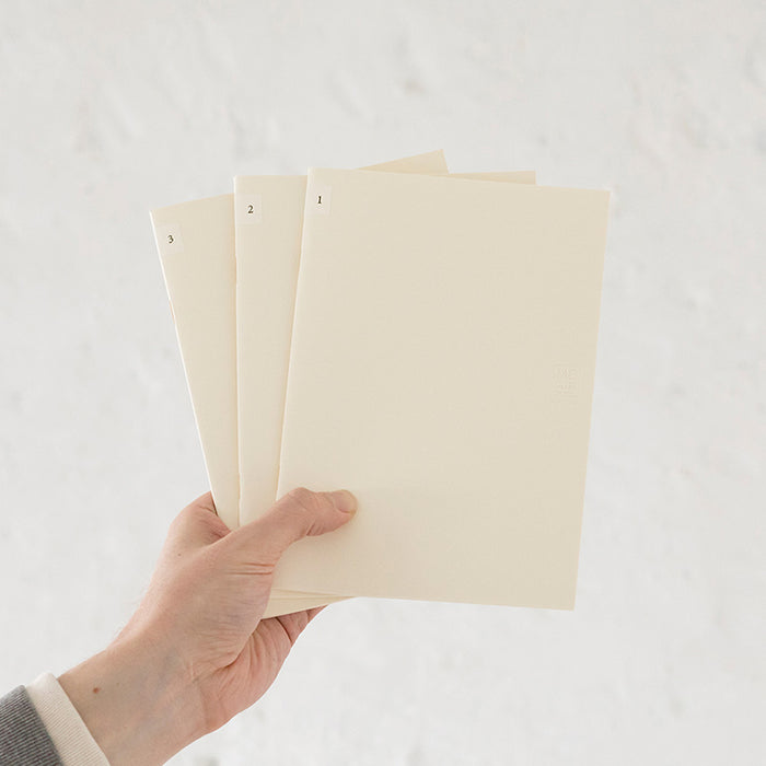 MIDORI - Notebook - Light - A5 - Lined (pack of 3)