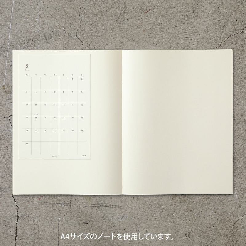 2026 MIDORI - Diary Stickers - Monthly Planner - Large (20 x 13.8cm, suits A5, B5, A4+)