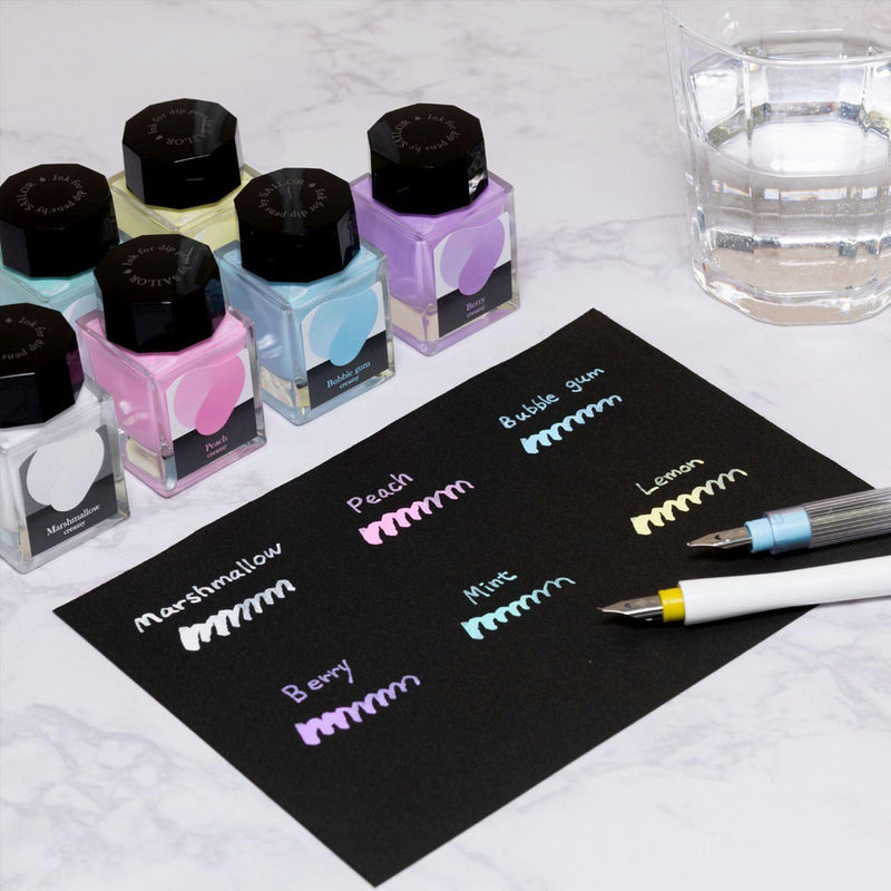 SAILOR Dipton - Dip Pen Calligraphy Ink - 15mL - Creamy Lemon