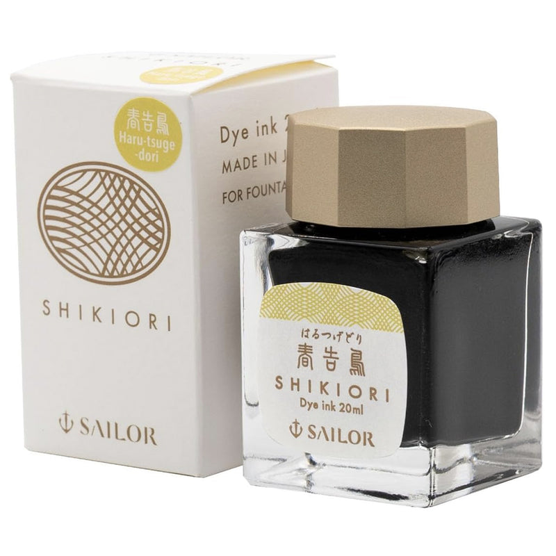 SAILOR SHIKIORI Fountain Pen Ink - 20mL Bottle - Harutsugedori (Shoujo Bird)