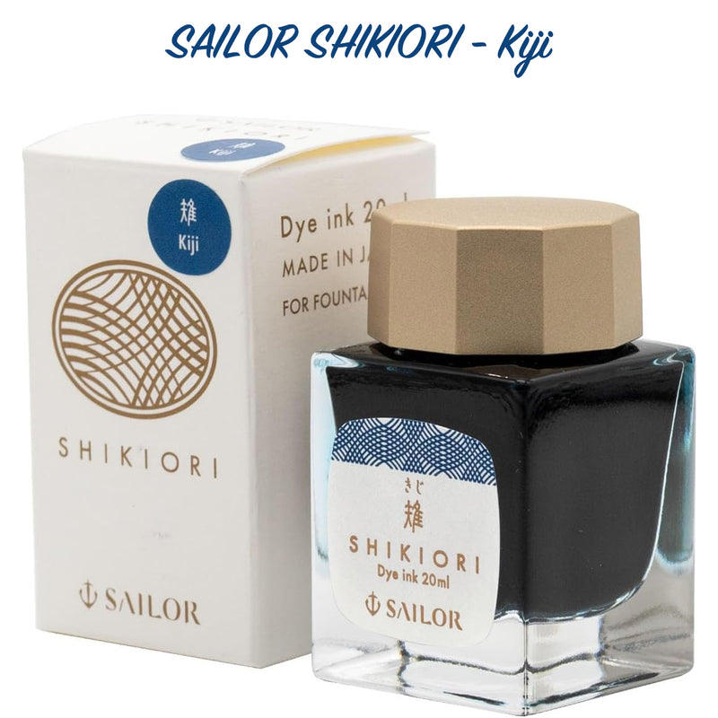 SAILOR SHIKIORI Fountain Pen Ink - 20mL Bottle - Kiji