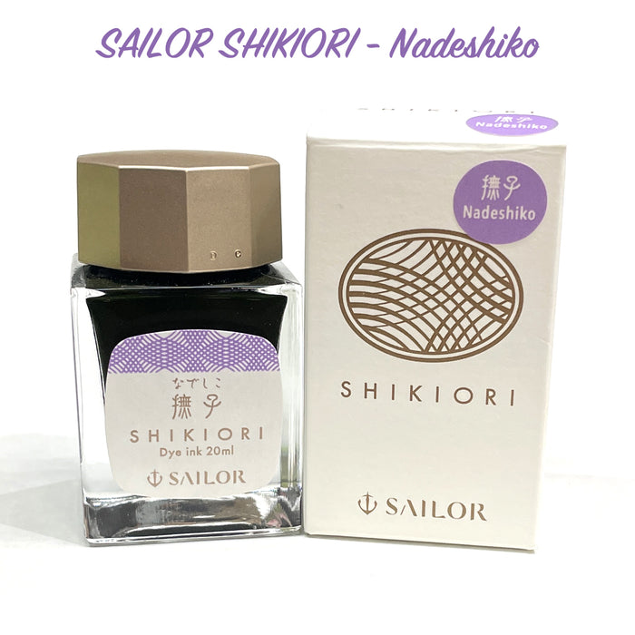 SAILOR SHIKIORI Fountain Pen Ink - 20mL Bottle - Nadeshiko