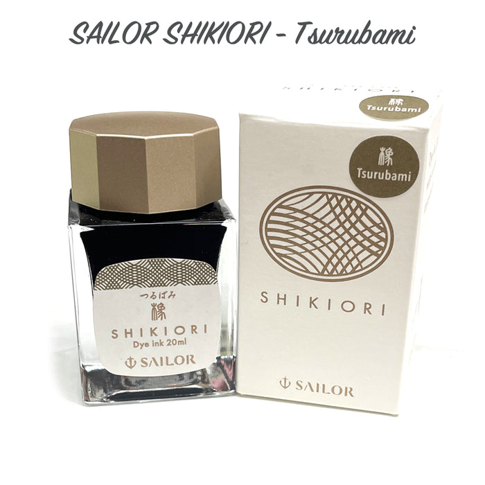 SAILOR SHIKIORI Fountain Pen Ink - 20mL Bottle - Tsurubami