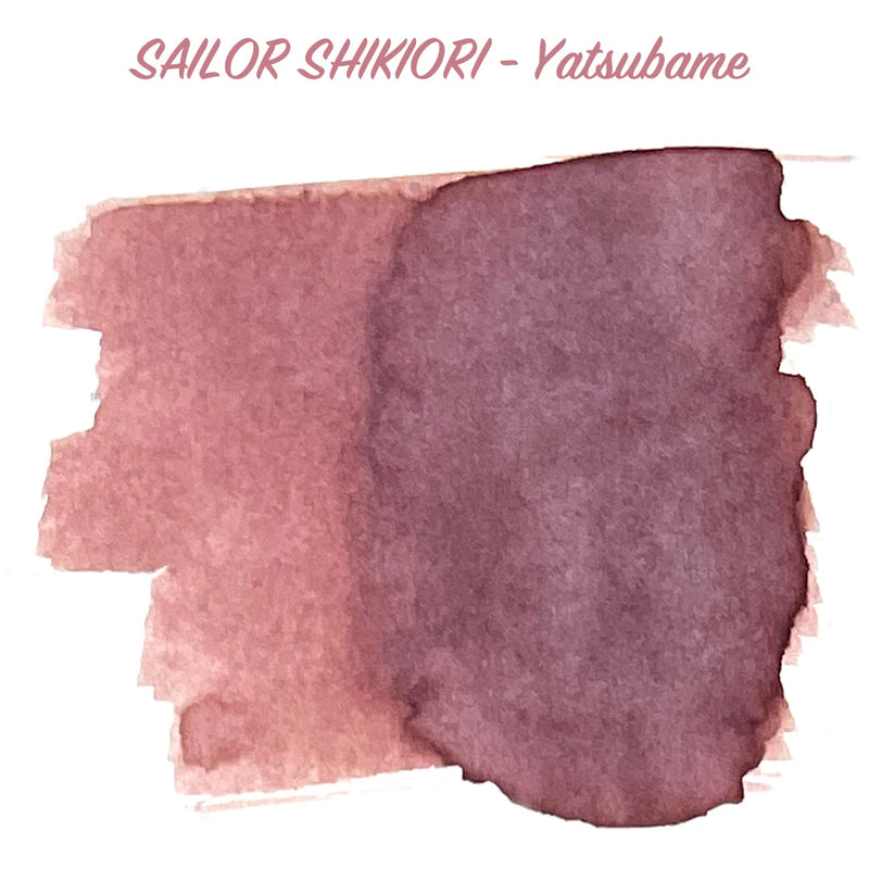 SAILOR SHIKIORI Fountain Pen Ink Cartridges - Pack of 8 - Yutsubame Ink (Rose)