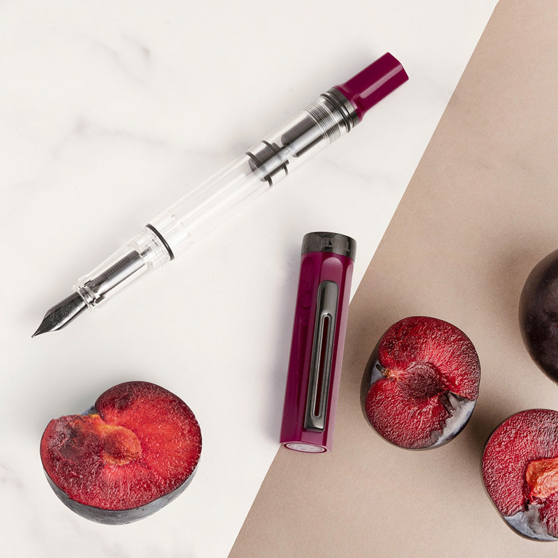 TWSBI Eco Fountain Pen - Plum with Onyx Trim and Nib - Coming End Oct