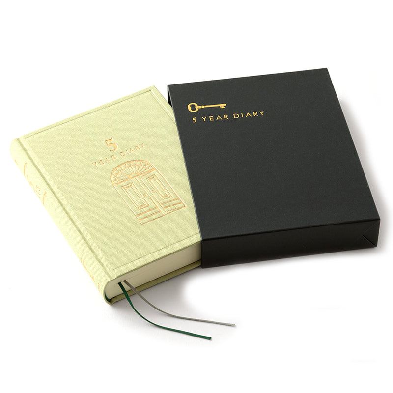 MIDORI - Undated 5 Year Diary - Daily - Sage