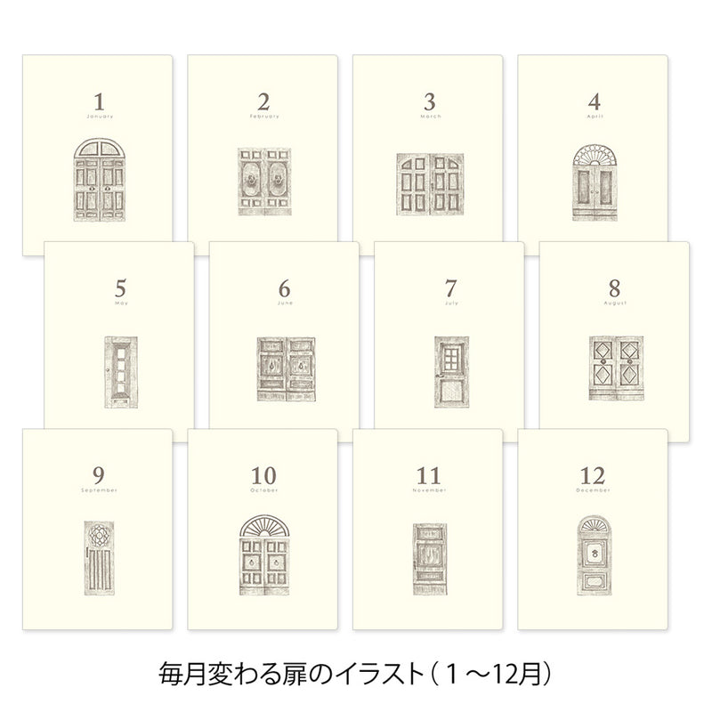 MIDORI - Undated 5 Year Diary - Daily - Sage